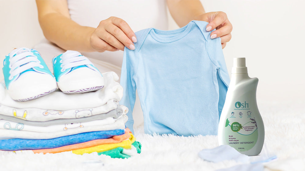  detergent with baby clothes