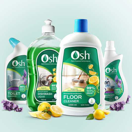 Combo | Toilet Cleaner, Laundry Detergent, Floor Cleaner & Dishwash Liquid