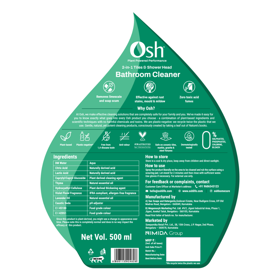 Natural Bathroom Cleaner