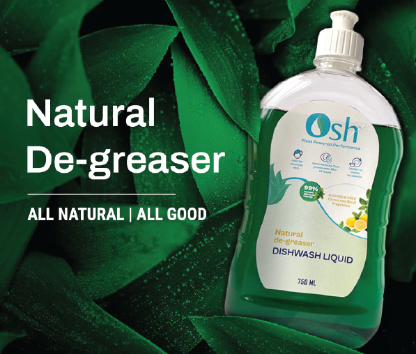 Osh Dishwash Liquid - 99% Natural & Plant Derived